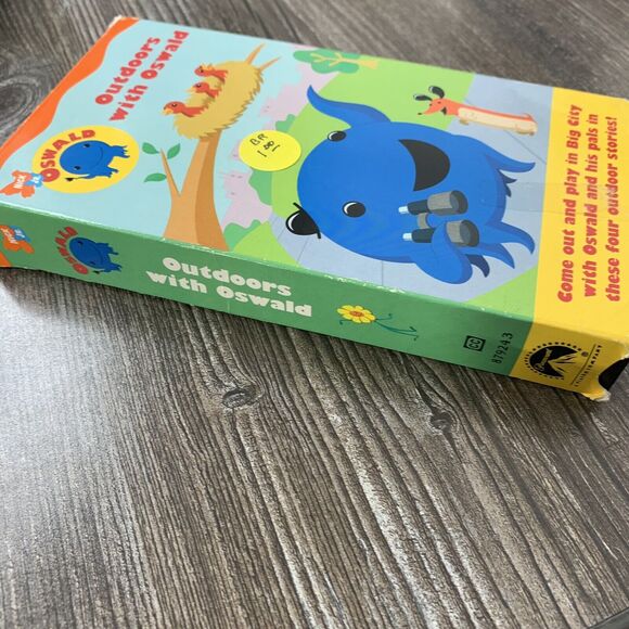 Out Doors With Oswald VHS Tape 2003 Nick Jr. Animated Cartoon Vintage - Picture 3 of 10